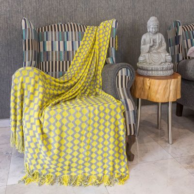 Creative Deco Bohemian Throw Blanket  - BRESCIA  - 140cm  X  210cm
