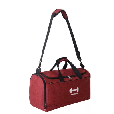 iDemoo Travel Sports Bag - Gym Yoga Waterproof Duffel Bag - Crimson Red