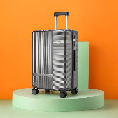 iDemoo Airborne 20 Inch Premium Carry-On Luggage Suitcase - CADET GREY