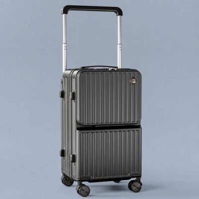 iDemoo AIRBORNE 20 Inch VENTORO Executive Suitcase - Urban GREY
